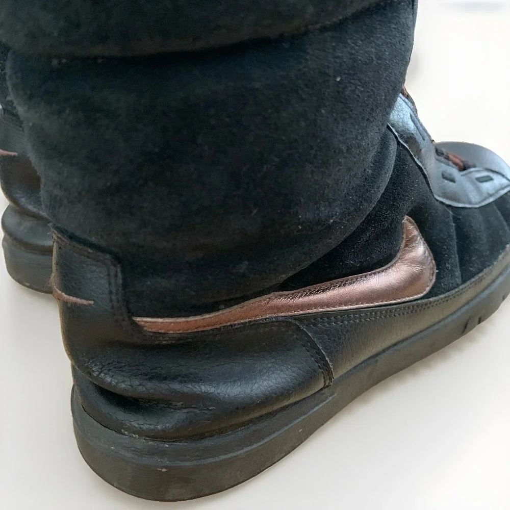 Nike Y2K Winter High Tall Suede Sneaker Boots Women's Sz 8